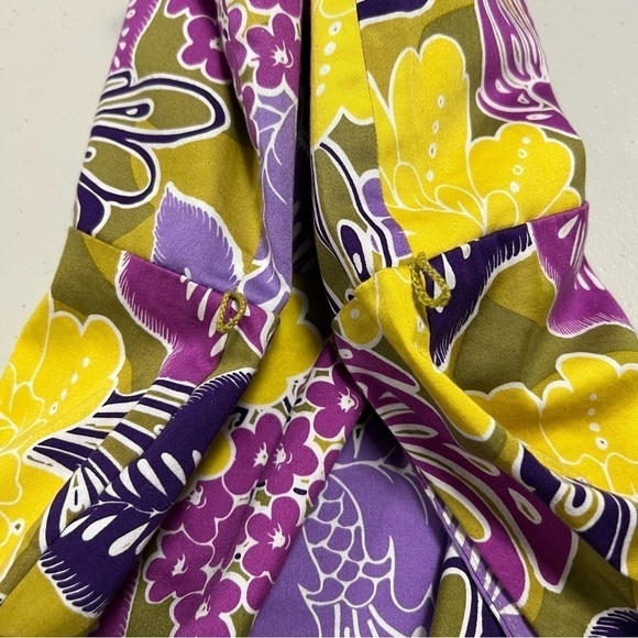 London Times Floral Faux Wrap Sleeveless Dress - Picture 5 of 9